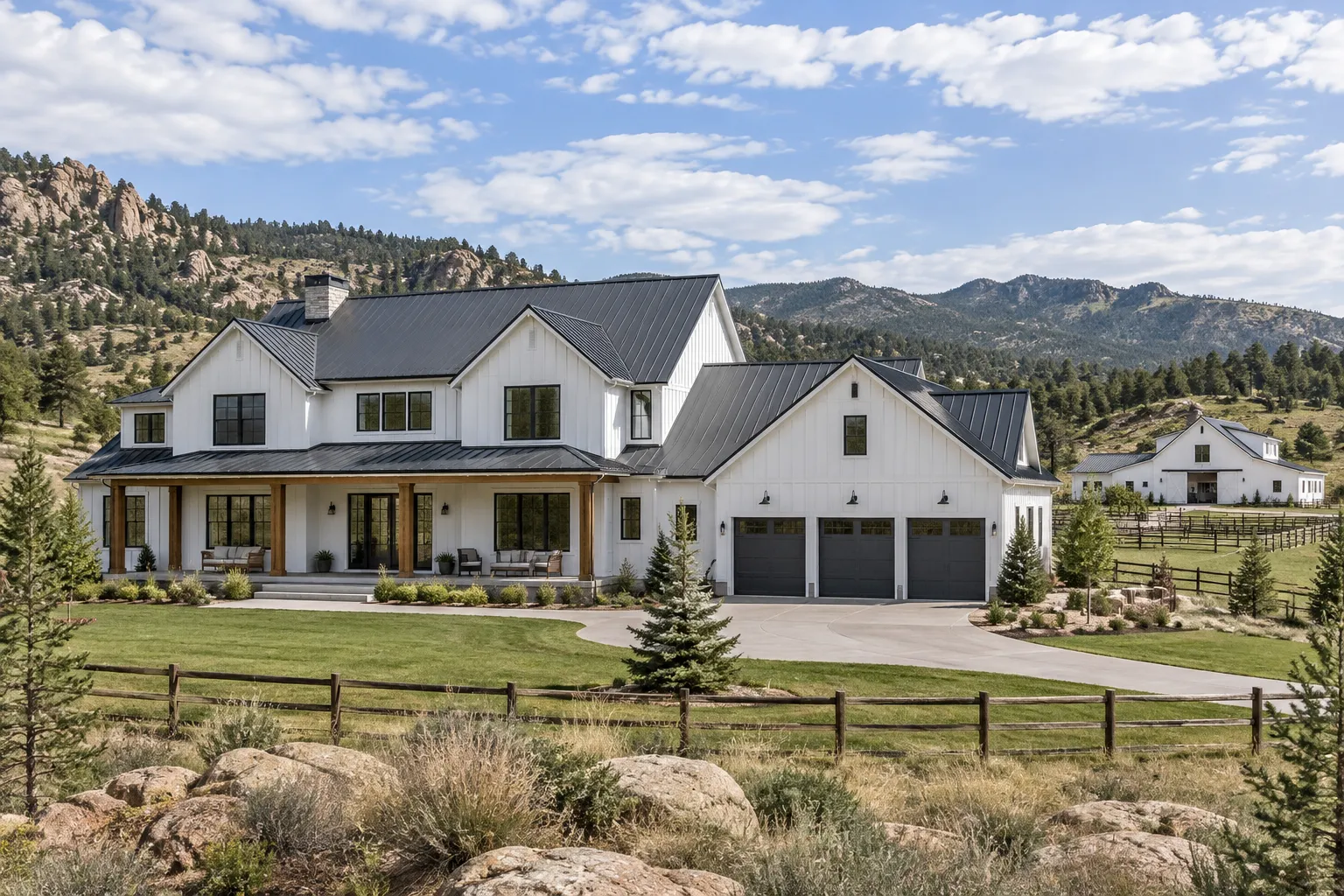 Design concept rendering: The Homestead exterior