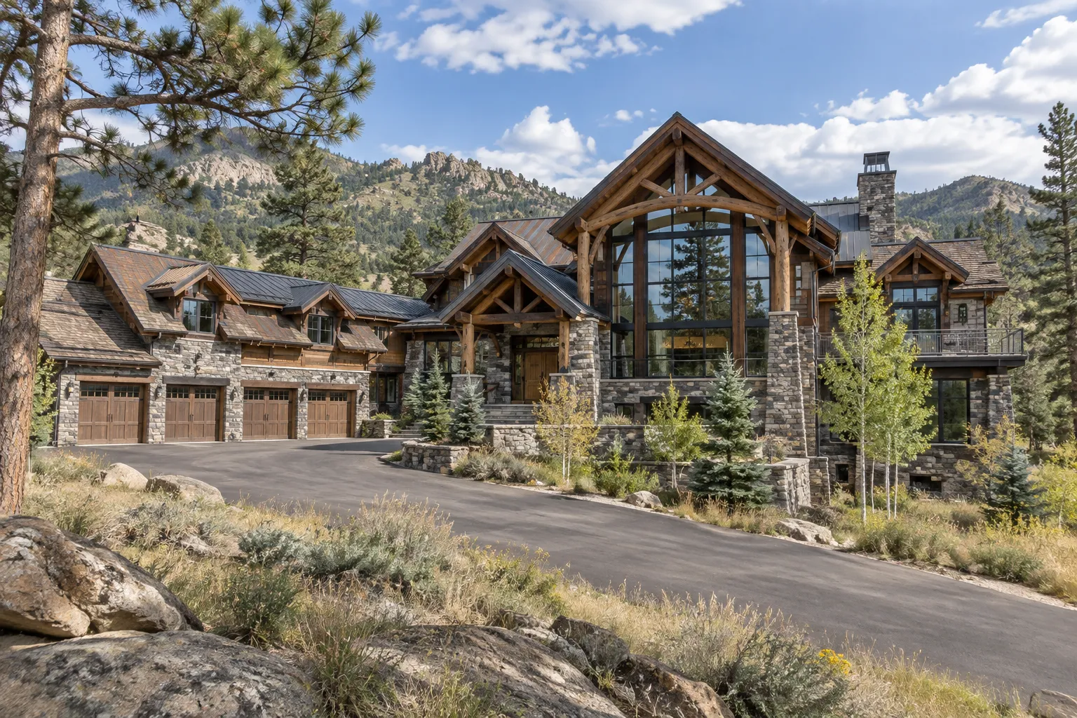 Design concept rendering: The Lodge exterior