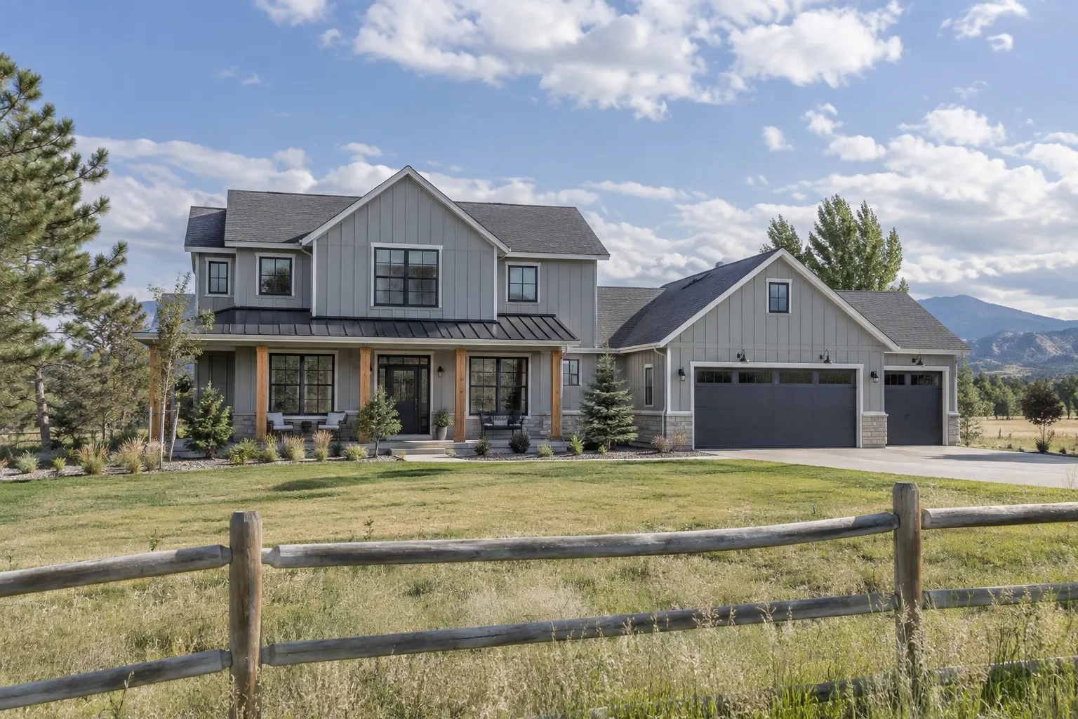 Design concept rendering: The Berthoud Farmhouse exterior